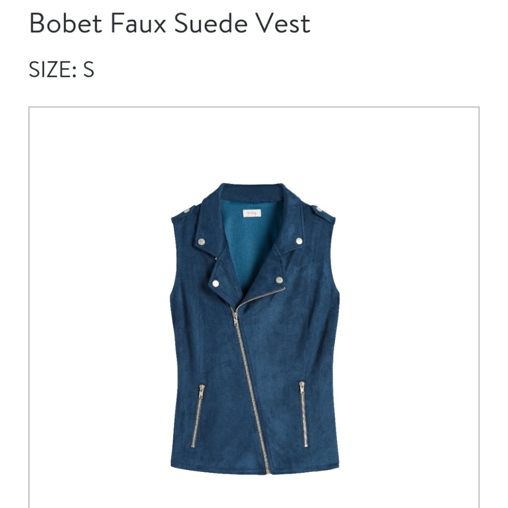 Pixley Size small suede vest